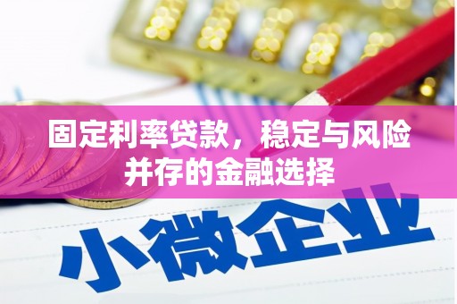 米林固定利率贷款，稳定与风险并存的金融选择