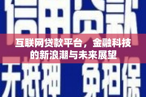 米林互联网贷款平台，金融科技的新浪潮与未来展望