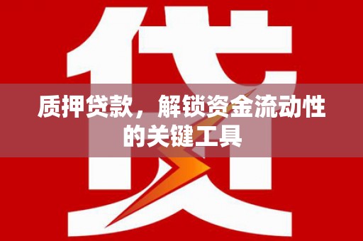 米林质押贷款，解锁资金流动性的关键工具