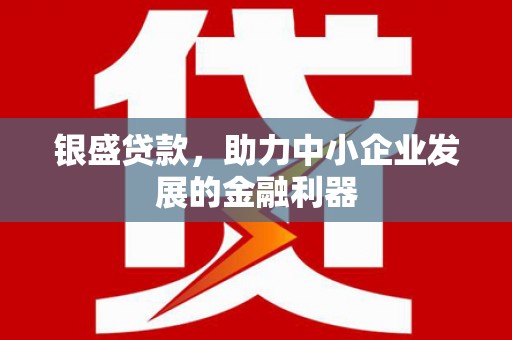 米林银盛贷款，助力中小企业发展的金融利器