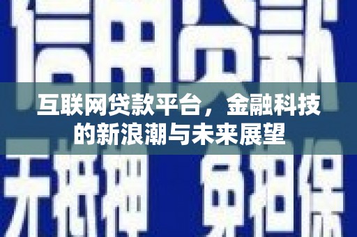 米林互联网贷款平台，金融科技的新浪潮与未来展望